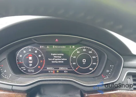 2017 Audi A4 2.0T Premium из США, поврежденный, VIN WAUENAF45HN064957